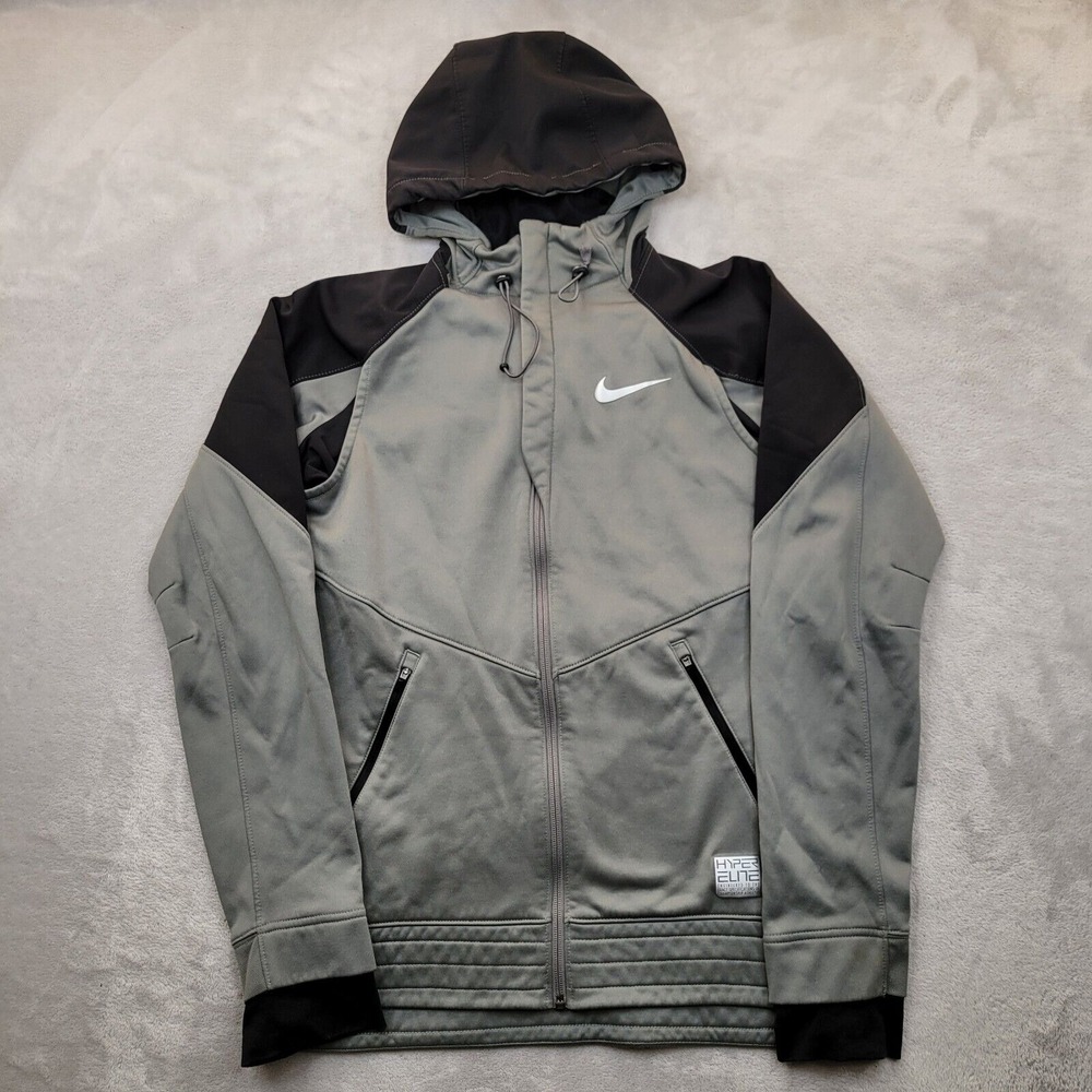 Nike Hoodie Mens‎ Small Performance Sweater Jacket Sweatshirt Hyper Elite Therma